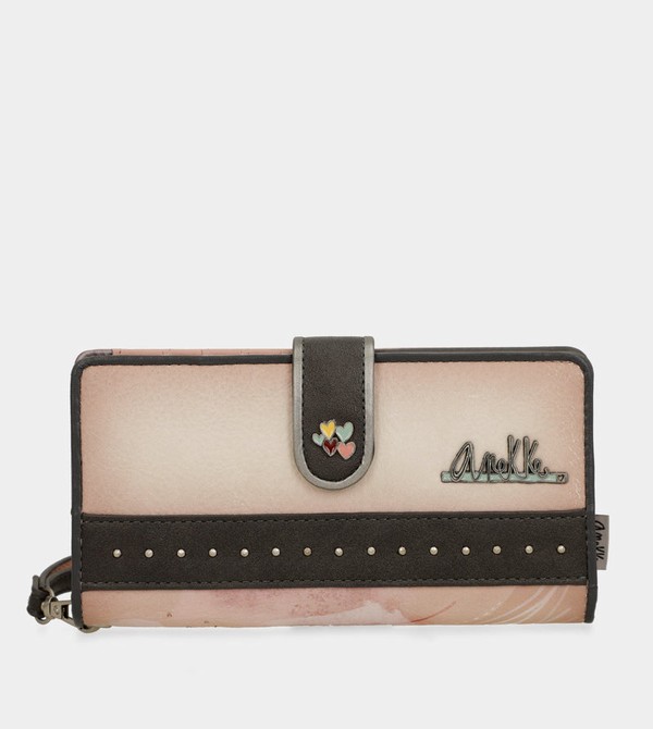 Anekke Peace & Love Pink Large Rfid Geldbörse | 1605-LXRSD